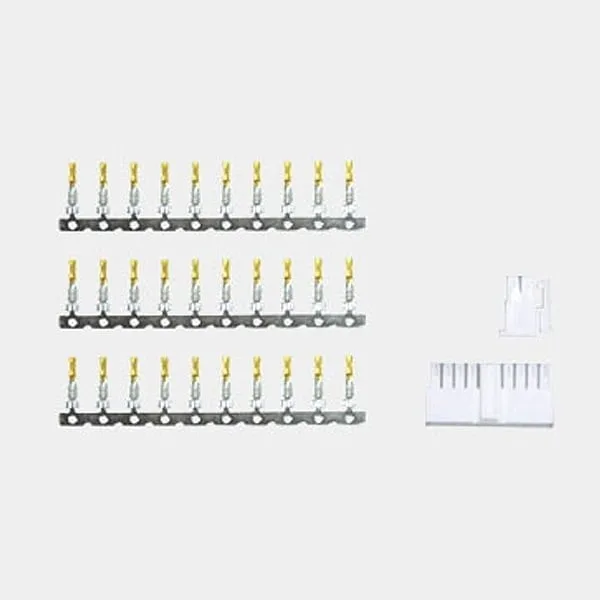 Pins ×30, J1 connector housing ×1, J2 connector housing ×1